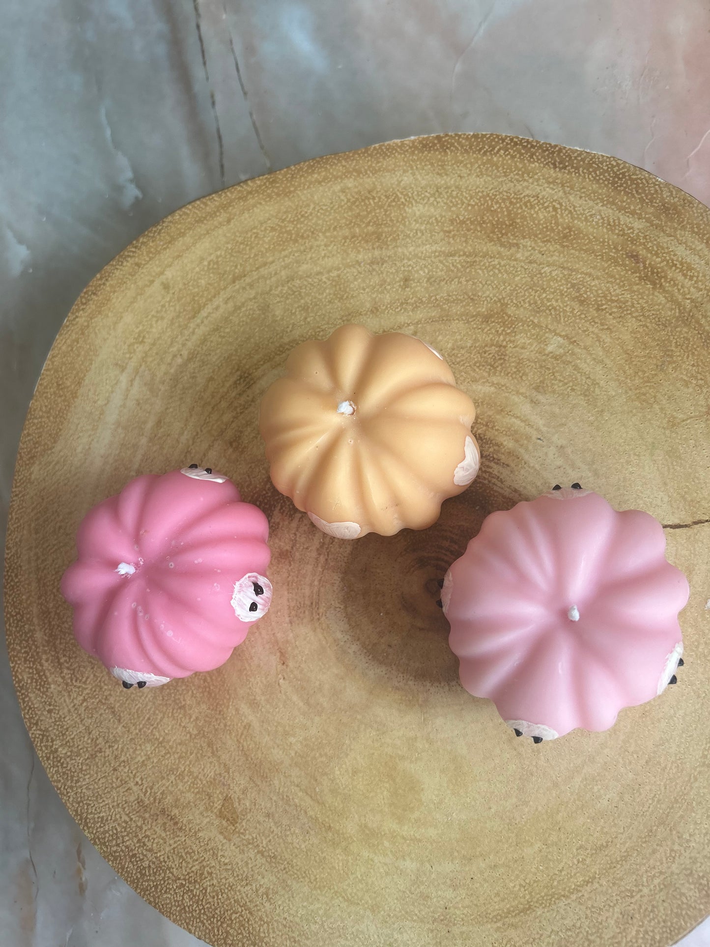 Cute Calabaza Trio Candles