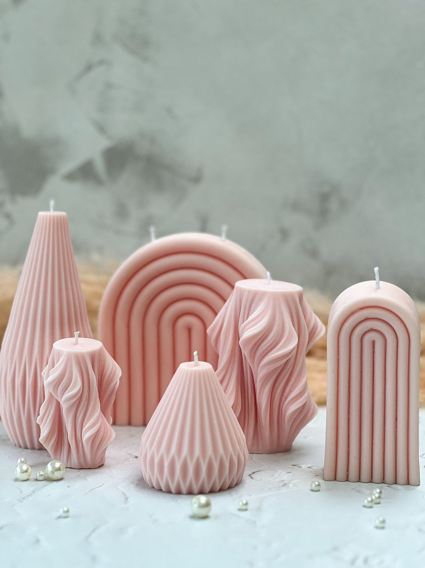 Full collection in rose pink